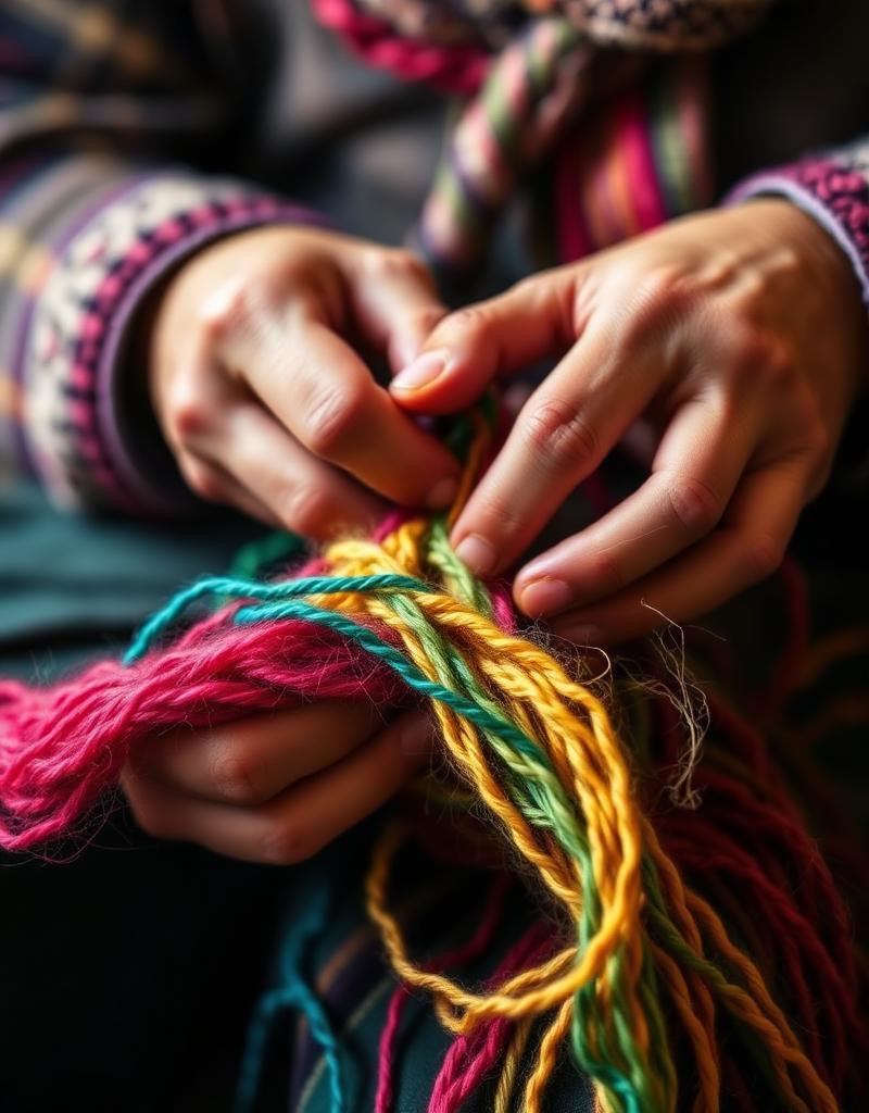 Atelier textile himalayen